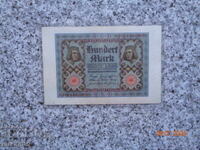 Excelentă bancnotă de 100 de mărci Excelentă E - 1920