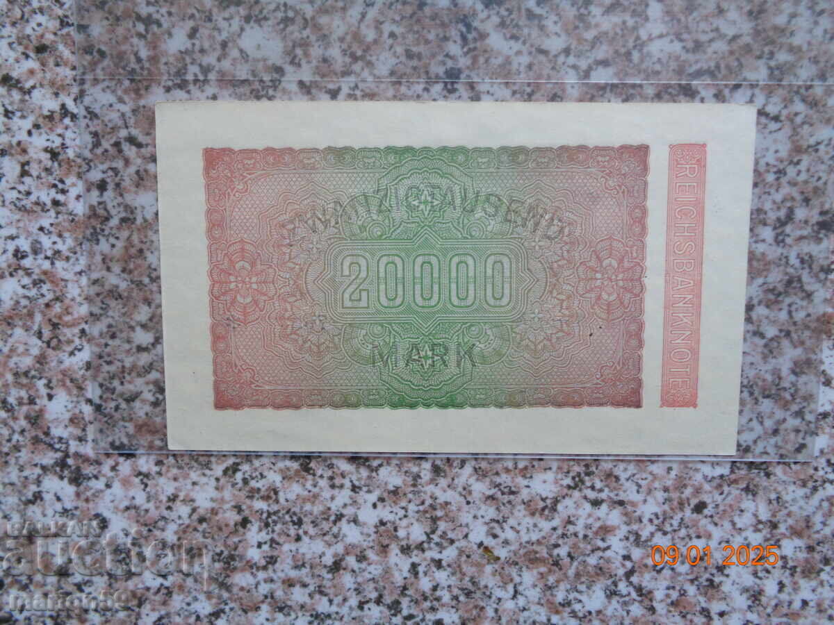 νέο - 20.000 μάρκα -1923 με τιμή 10.00 BGN | € 5.11 νέο - 20.000 μάρκα -1923 με τιμή 10.00 BGN | € 5.11