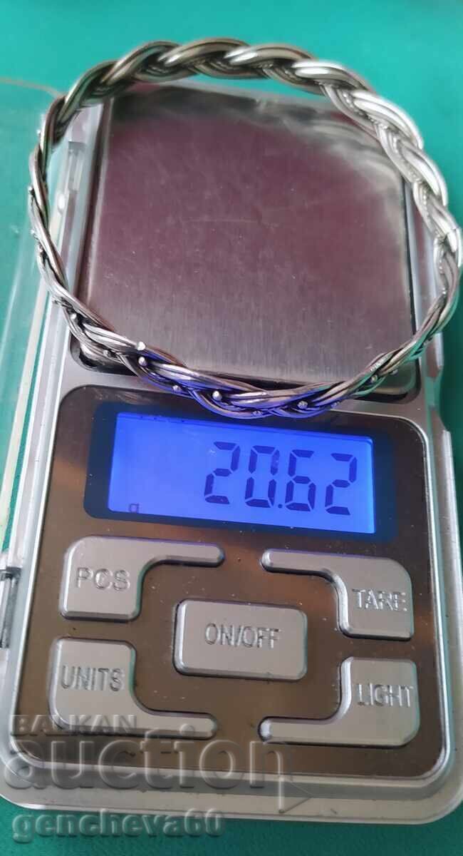 UNICĂ brățară veche din argint 950/21g - 7