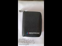 Men's wallet / card holder - genuine leather - BMW M Series