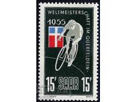 Germany SAAR 1955 - cycling MNH