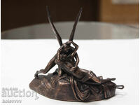 Figurine, souvenir - "Cupid's Kiss". Copper electroplating