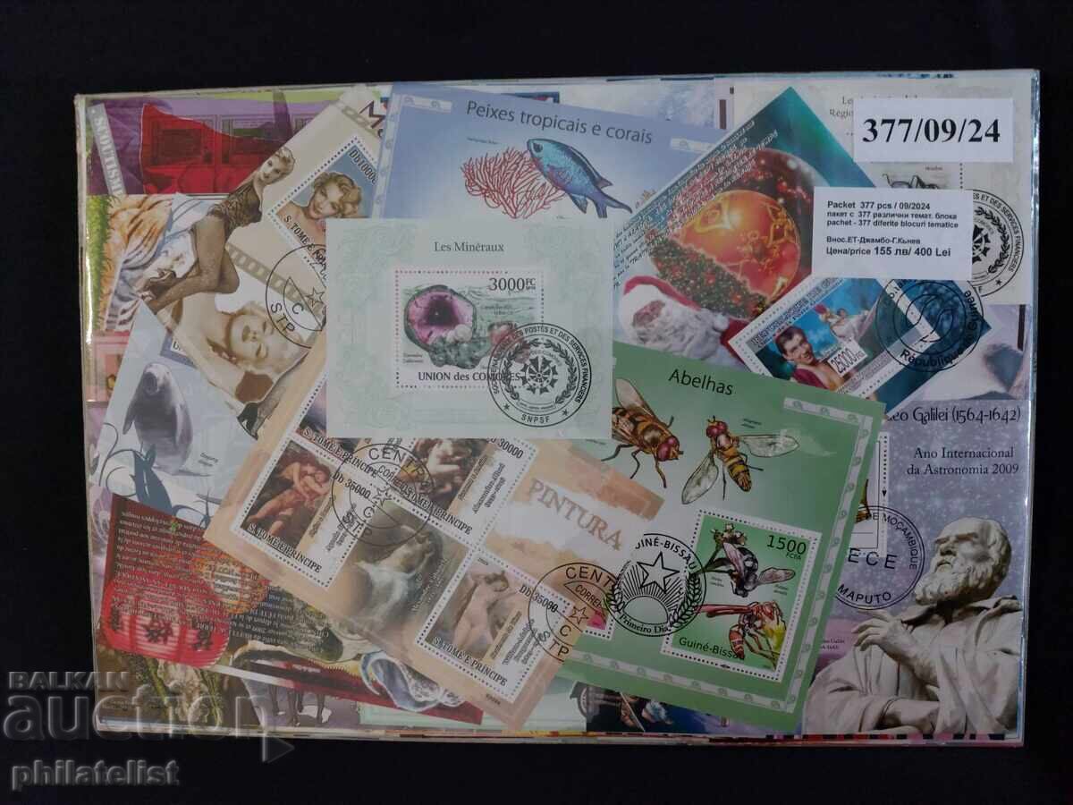 Package of 377 blocks - Various African countries - 2024 Package of 377 blocks - Various African countries - 2024