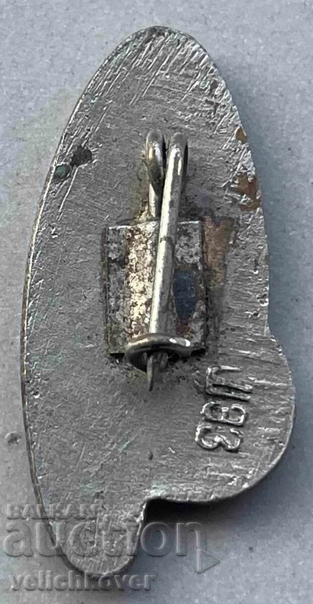 39719 USSR propaganda space sign space enamel 60s with price 10.00 BGN | € 5.11