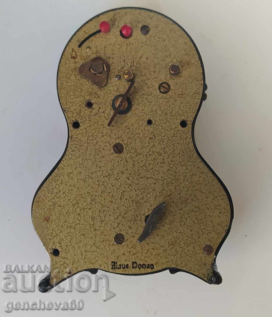 Ceas deşteptător antic şemineu cu balerină GERMANIA - 6