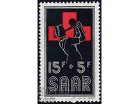 Germany SAAR 1955 - red cross MNH