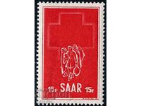 Germany SAAR 1952 - red cross MNH