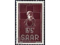 Germany SAAR 1954 - red cross MNH