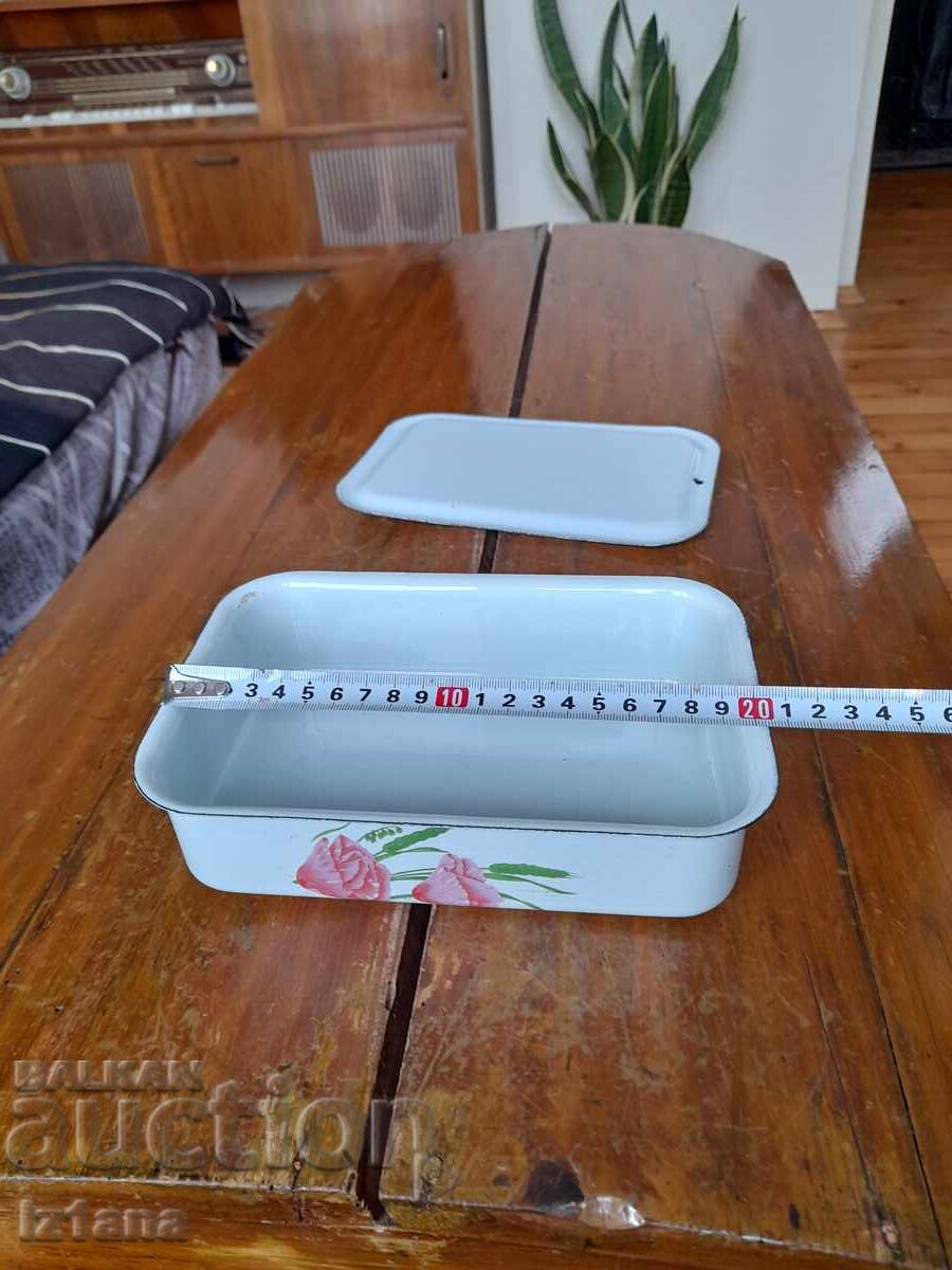 Old enamel food box - 5