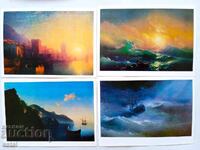 Mail USSR cards - according to Aivazovsky lot 22