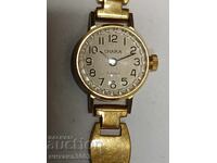 GOLD-PLATED MECHANICAL LADIES' WATCH CHAIKA