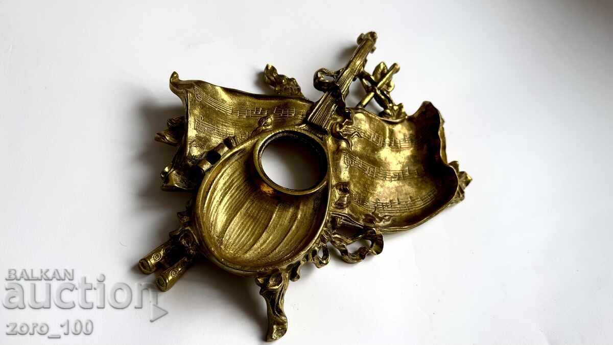 Мастилница, месинг - 5 Мастилница, месинг - 5