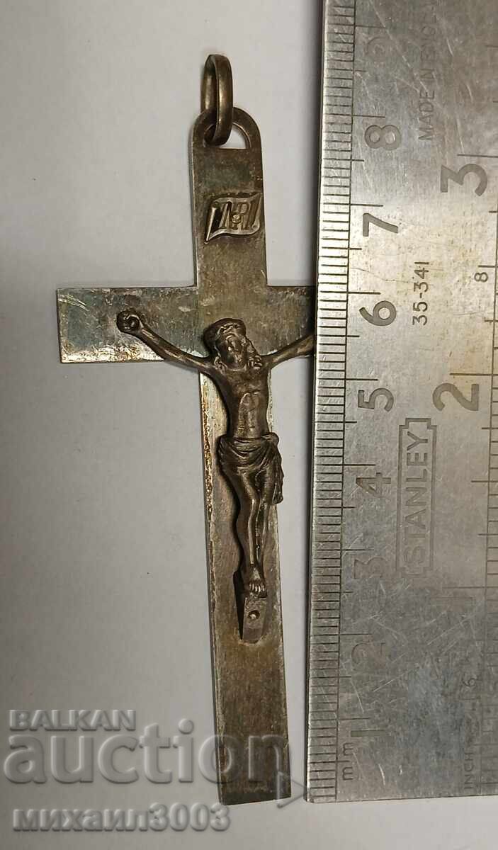 Παράδοση ΧΕΙΡΟΠΟΙΗΤΟΣ ΣΤΑΥΡΟΣ ΜΑΣΙΦ ΑΣΗΜΙ - 18,49 ΓΡΑΜ