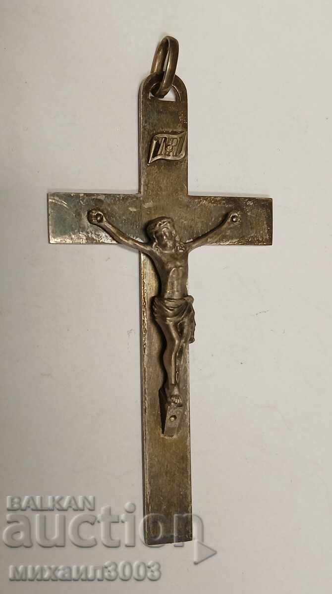 МАСИВЕН СРЕБЪРЕН КРЪСТ РЪЧНА ИЗРАБОТКА - 18.49 ГРАМА МАСИВЕН СРЕБЪРЕН КРЪСТ РЪЧНА ИЗРАБОТКА - 18.49 ГРАМА