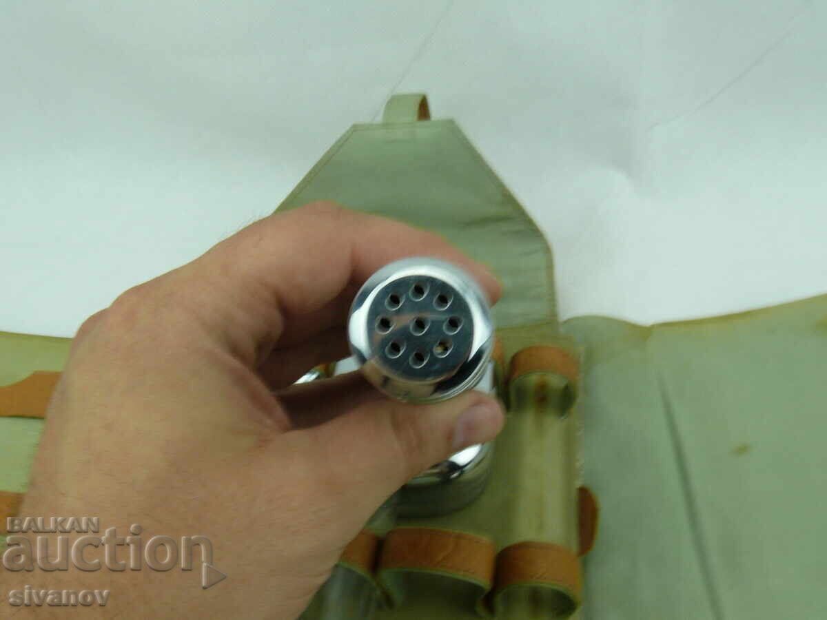 Interesting old nickel-plated shaving set #2456 with price 29.99 BGN | € 15.33 Interesting old nickel-plated shaving set #2456 with price 29.99 BGN | € 15.33