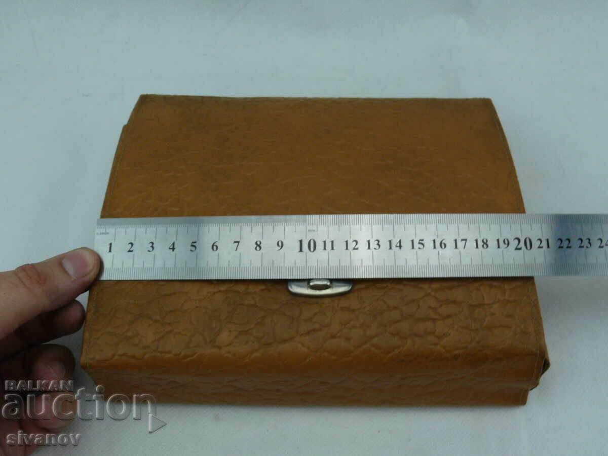 Interesting old nickel-plated shaving set #2456 - 5 Interesting old nickel-plated shaving set #2456 - 5