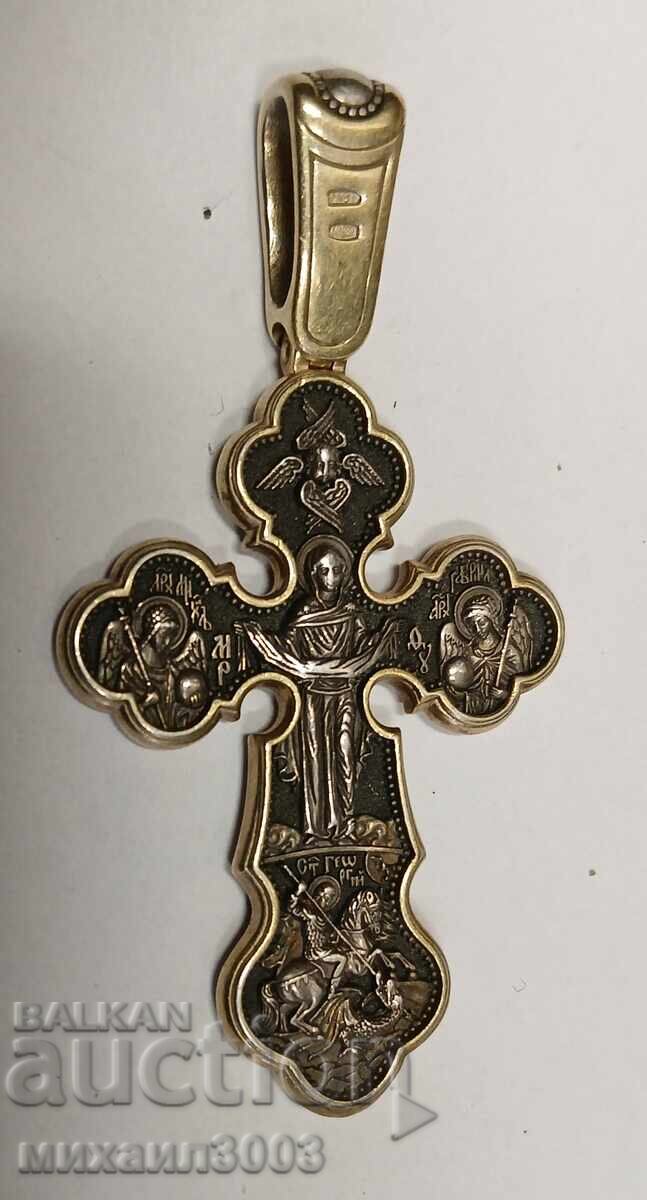 SOLID SILVER CROSS 925 -17.28 GRAMS - 7 SOLID SILVER CROSS 925 -17.28 GRAMS - 7