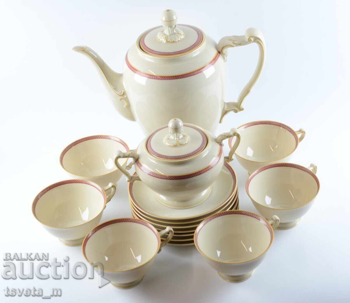Porcelain tea set 15 pieces H & G Bavaria, Germany with price 80.00 BGN | € 40.90 Porcelain tea set 15 pieces H & G Bavaria, Germany with price 80.00 BGN | € 40.90