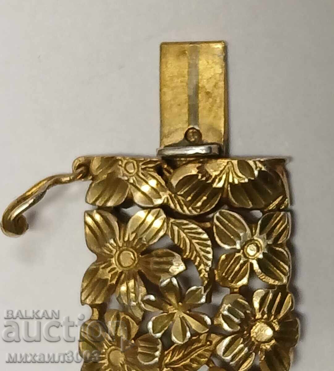 BĂRĂRĂ DAMĂ ARGINTĂ PLACATĂ AUR 18,08 GRAME - 5 BĂRĂRĂ DAMĂ ARGINTĂ PLACATĂ AUR 18,08 GRAME - 5