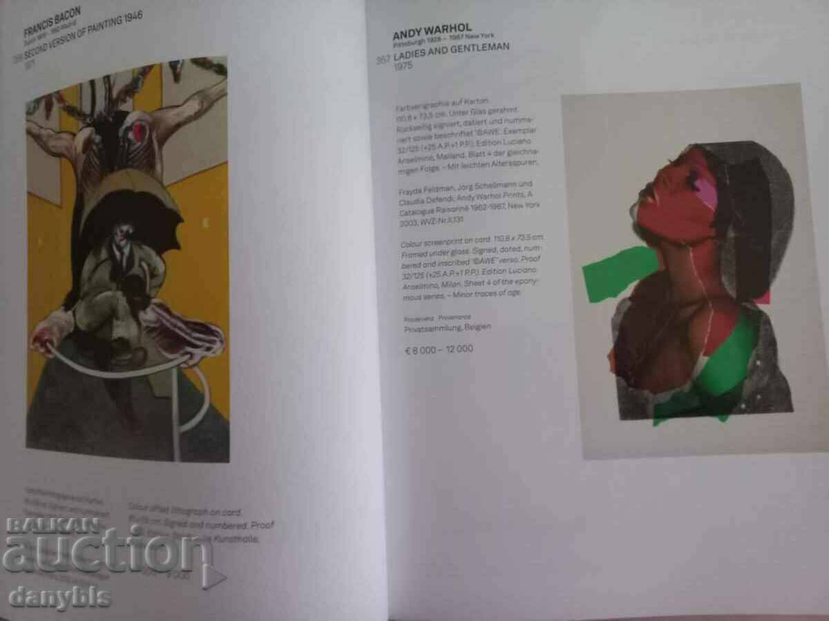 Lempertz Auction Κατάλογος Σύγχρονης Τέχνης και Πίνακες Ζωγραφικής με τιμή 7.00 BGN | € 3.58