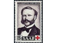 Germany SAAR 1953 - red cross MNH