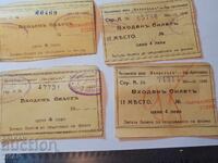 Old movie tickets - 0.01 cents