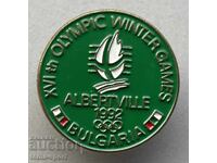 1216 Bulgaria BOC sign Winter Olympic Games Albertville 1992