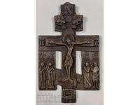 RUSSIAN CROSS REPLICA ORIGINAL IS EARLY 18TH CENTURY JESUS ICON