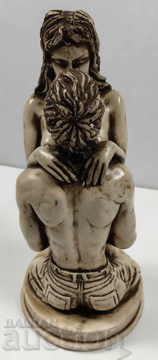 PAIR OF LARGE EROTIC FIGURE STATUETTE UNKNOWN MATERIAL - 7 PAIR OF LARGE EROTIC FIGURE STATUETTE UNKNOWN MATERIAL - 7