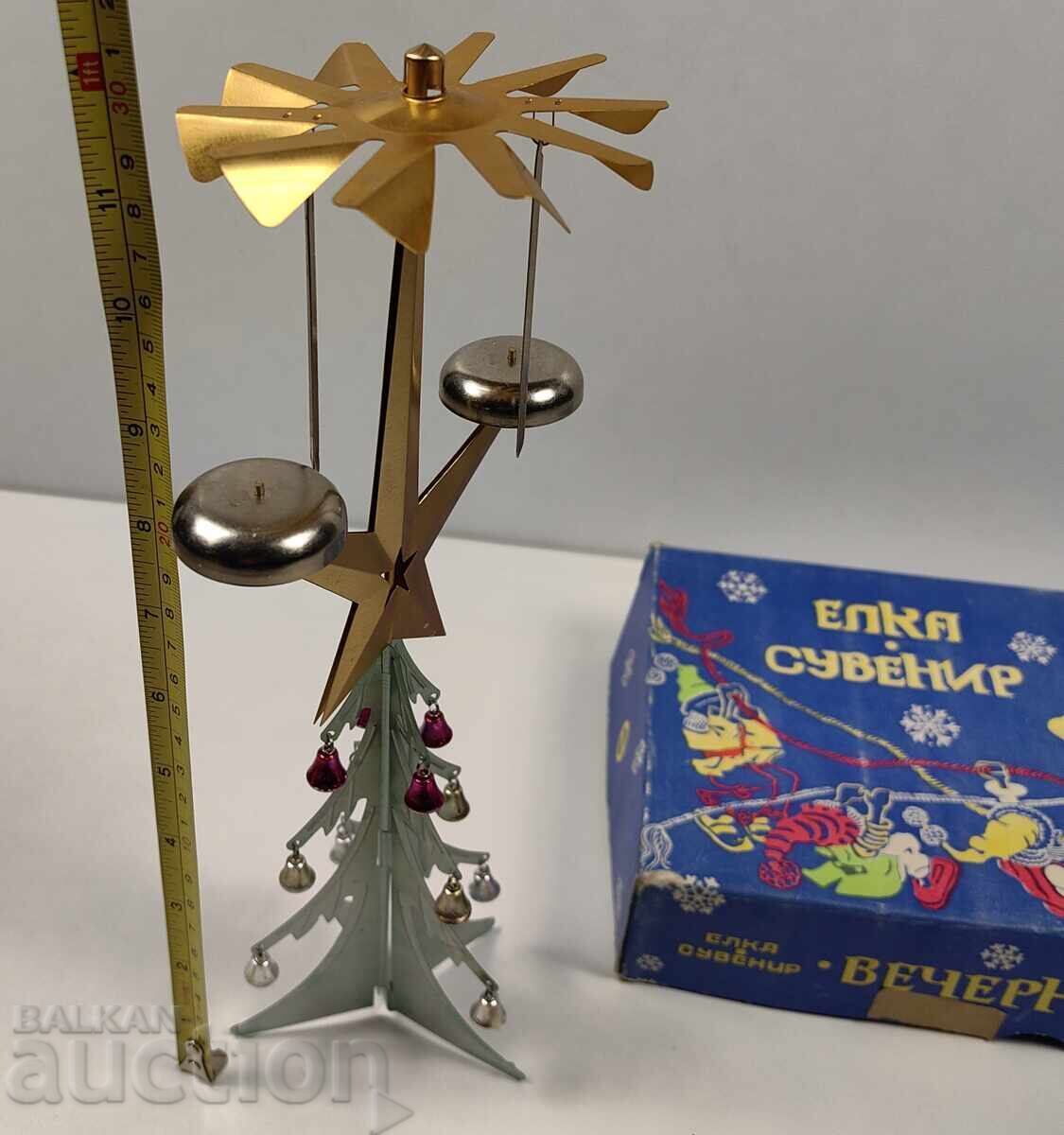 NEW YEAR'S TREE EVENING BELL SOUVENIR SOVIET USSR SOC with price 25.00 BGN | € 12.78 NEW YEAR'S TREE EVENING BELL SOUVENIR SOVIET USSR SOC with price 25.00 BGN | € 12.78
