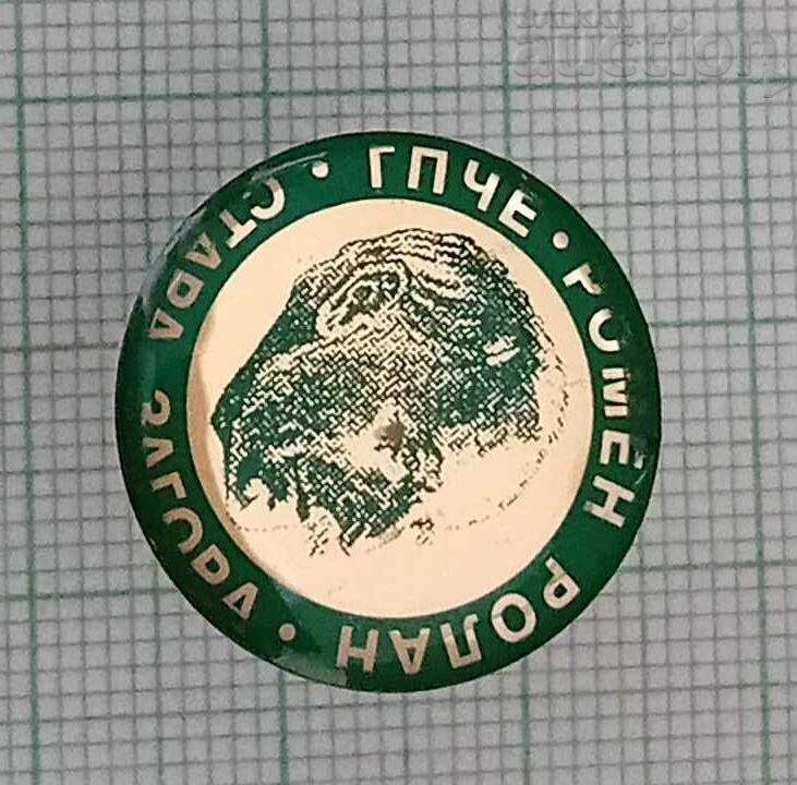 COUNTY "ROMAN ROLAND" OLD ZAGORA BADGE PIN with price 5.00 BGN | € 2.56 COUNTY "ROMAN ROLAND" OLD ZAGORA BADGE PIN with price 5.00 BGN | € 2.56