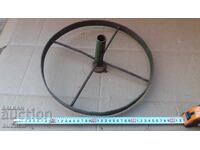 OLD SOLID METAL WHEEL