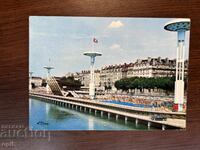 Old Greeting Card-Lyon, France