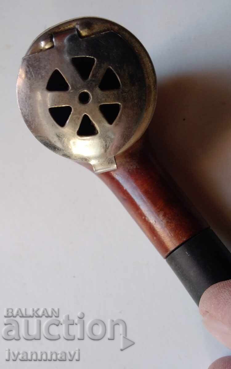 Real Briar pipe with quality cap - 5