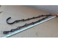 FORGED RENAISSANCE LINK, FIREPLACE CHAIN - EXCELLENT