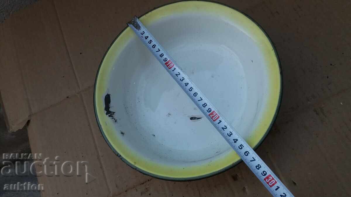 Delivery of SOC. ENAMELLED BASIN, BOWL WITH MARKING Delivery of SOC. ENAMELLED BASIN, BOWL WITH MARKING