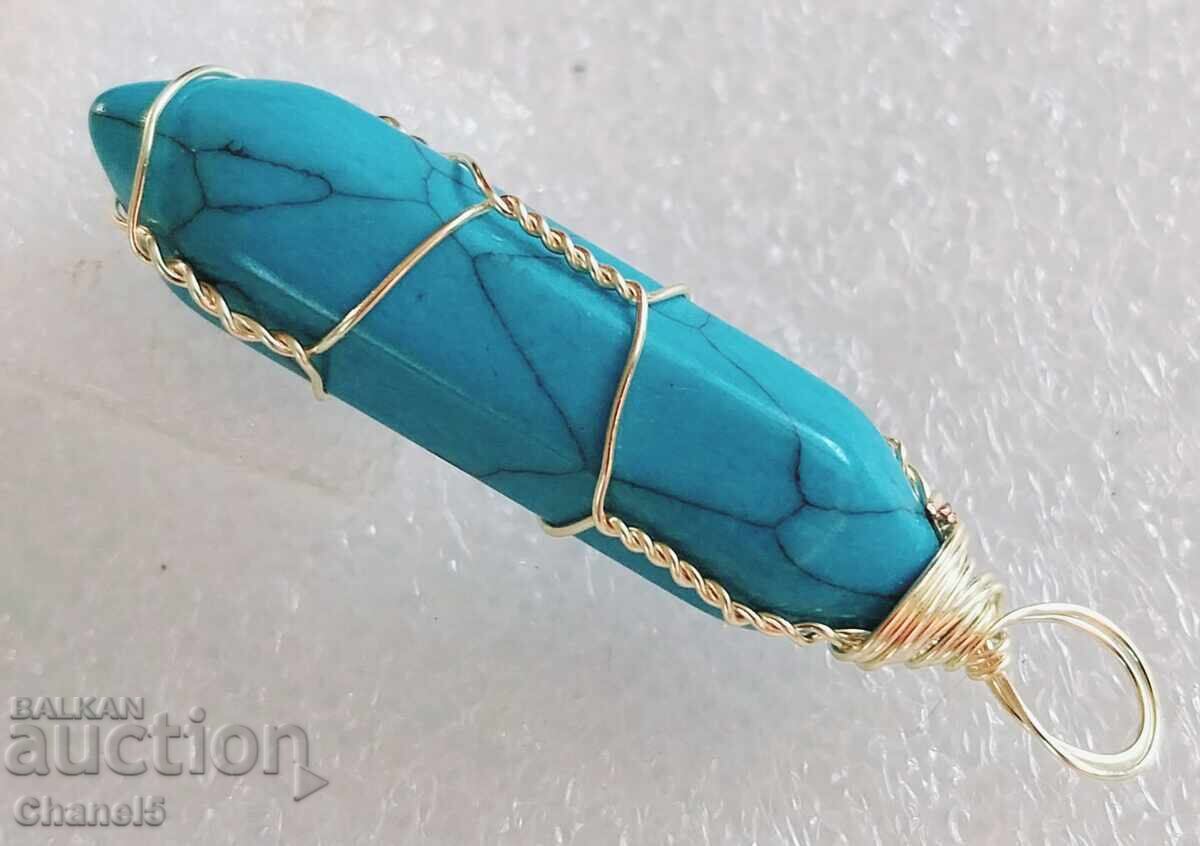 Auction TURQUOISE MEDALLION - HANDMADE (902) Auction TURQUOISE MEDALLION - HANDMADE (902)