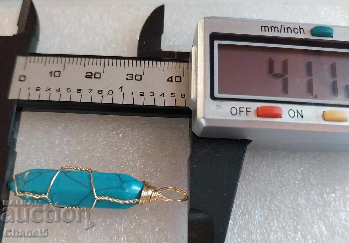 Delivery of TURQUOISE MEDALLION - HANDMADE (902) Delivery of TURQUOISE MEDALLION - HANDMADE (902)