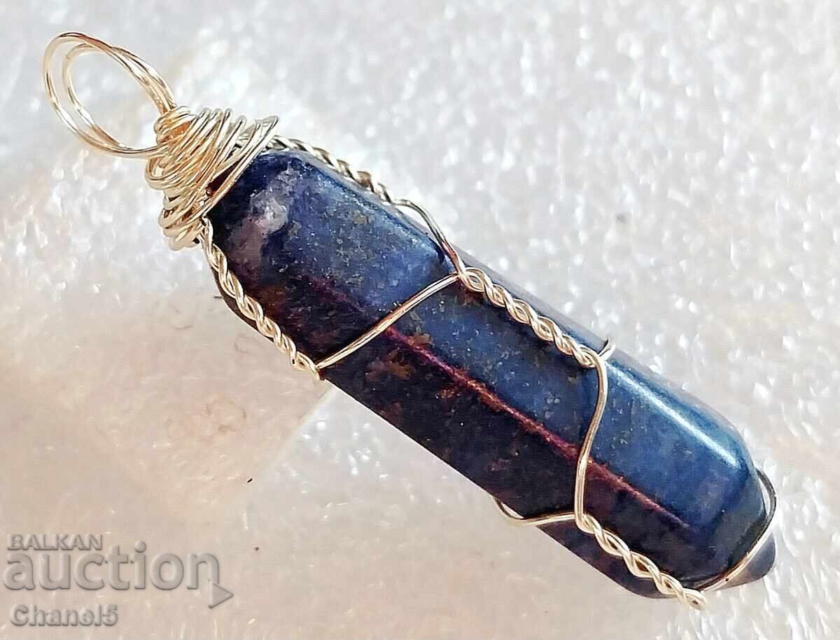 LAPIS LAZULI MEDALLION - HANDMADE (903) with price 12.00 BGN | € 6.14 LAPIS LAZULI MEDALLION - HANDMADE (903) with price 12.00 BGN | € 6.14