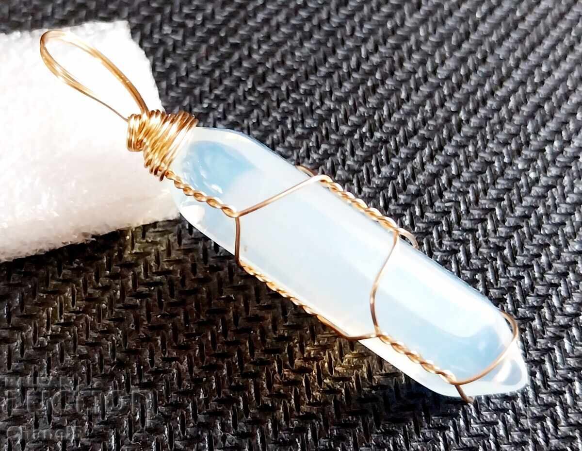 MOONSTONE MEDALLION - HANDMADE (905) with price 12.00 BGN | € 6.14 MOONSTONE MEDALLION - HANDMADE (905) with price 12.00 BGN | € 6.14