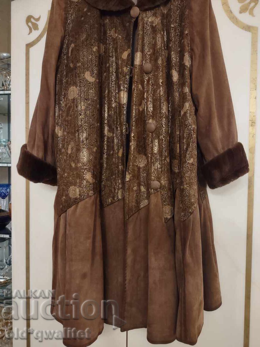 Delivery of Genuine leather coat, women's, custom-made Delivery of Genuine leather coat, women's, custom-made