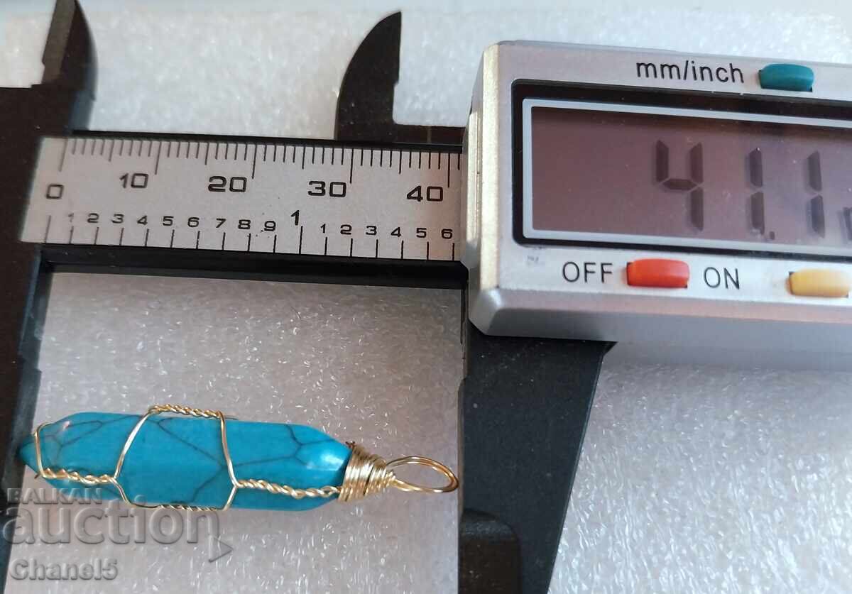 Delivery of TURQUOISE MEDALLION - HANDMADE (906) Delivery of TURQUOISE MEDALLION - HANDMADE (906)