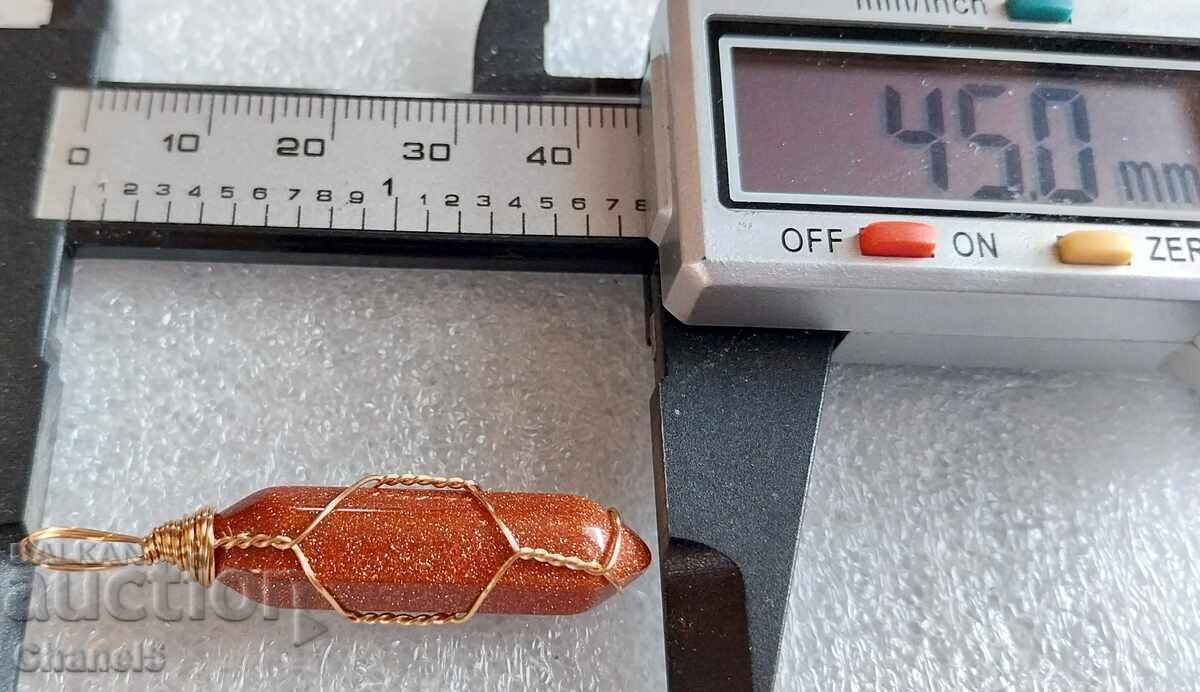 Delivery of SUNSTONE MEDALLION - HANDMADE (908) Delivery of SUNSTONE MEDALLION - HANDMADE (908)