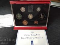 Coin set Great Britain, 1991, proof