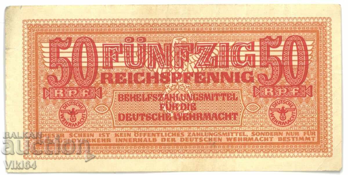 Germania 50 Reichspfenninga 1942 Svastica Wehrmacht