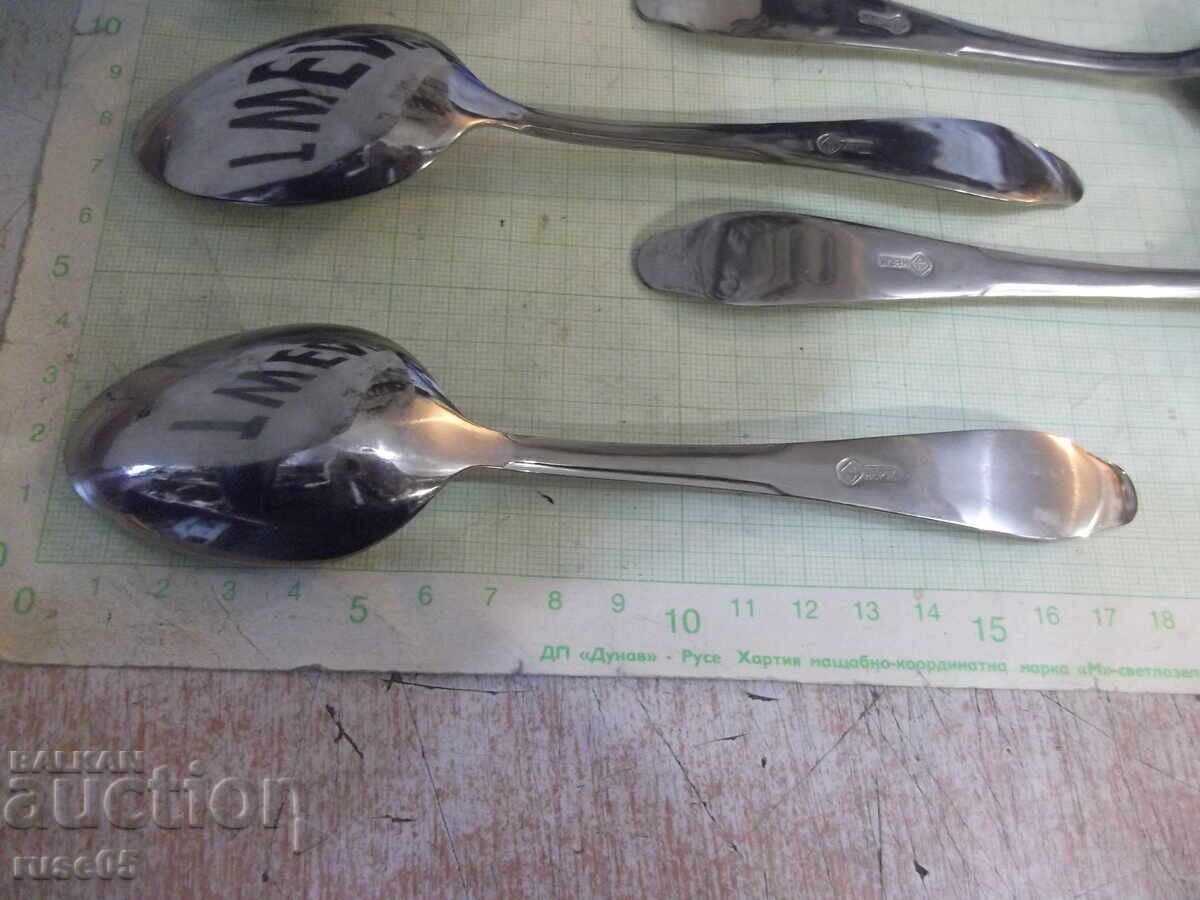Lot of 6 new Soviet spoons - 6 Lot of 6 new Soviet spoons - 6