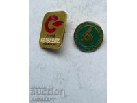 2 signs badges factories city of Tolbukhin