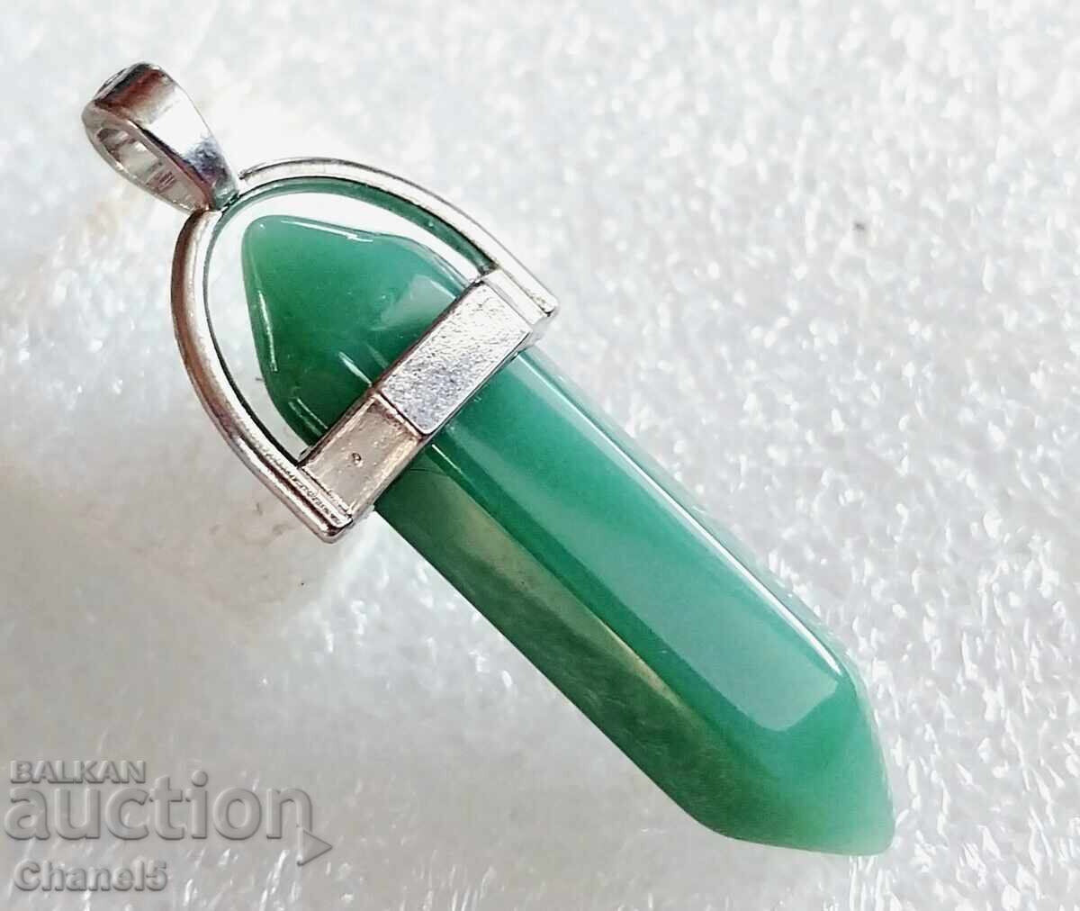 GREEN ADVENTURIN MEDALLION - (927) με τιμή 12.00 BGN | € 6.14 GREEN ADVENTURIN MEDALLION - (927) με τιμή 12.00 BGN | € 6.14