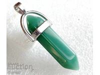 GREEN AVENTURINE MEDALLION - (927)