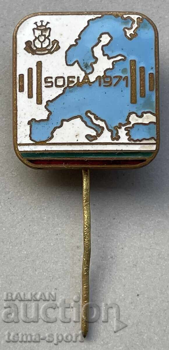 1243 Bulgaria European Championship Weightlifting Barbells 1243 Bulgaria European Championship Weightlifting Barbells